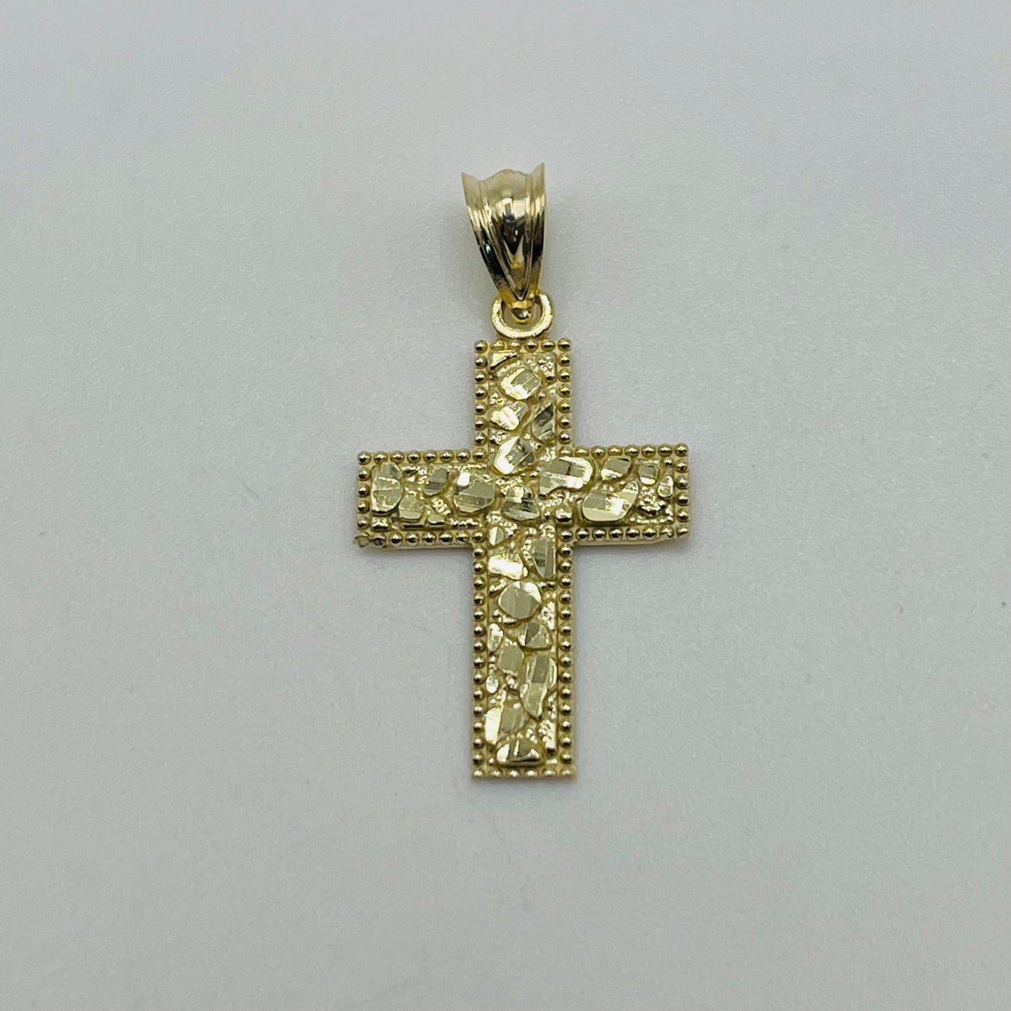 10k Gold Nugget Legacy Cross (XS)