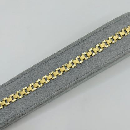 10K Gold RX Bracelet | Width: 6mm