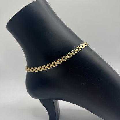 10K Gold 5mm RX Anklet