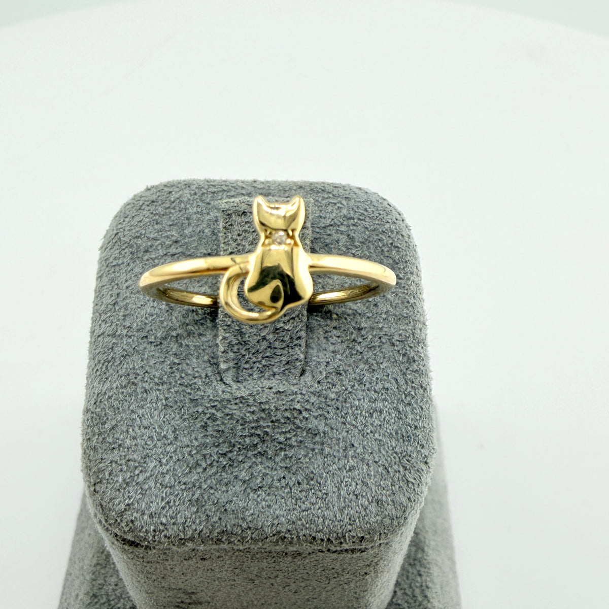 10K Gold Cat Ring