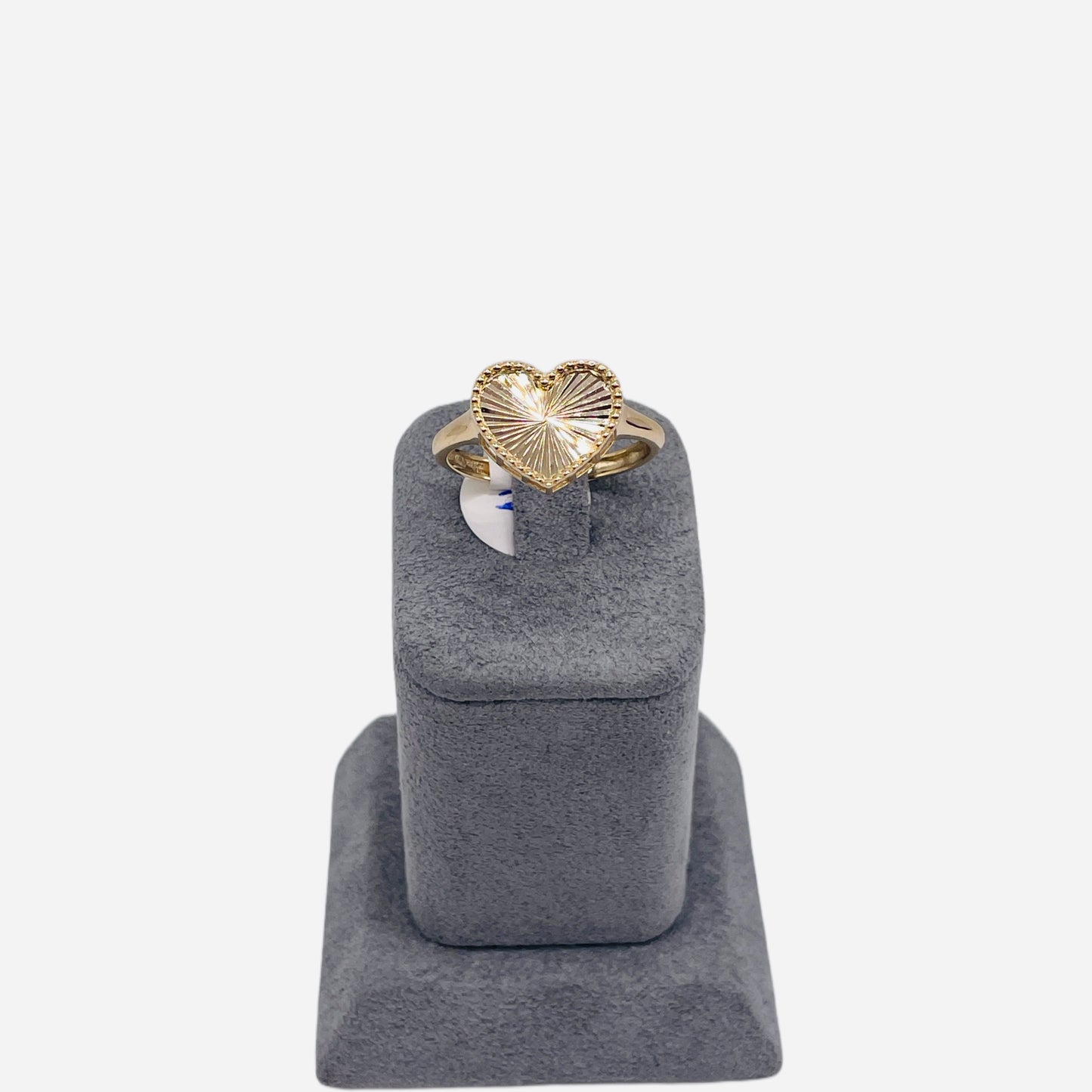 14K Gold Fancy Heart Ring