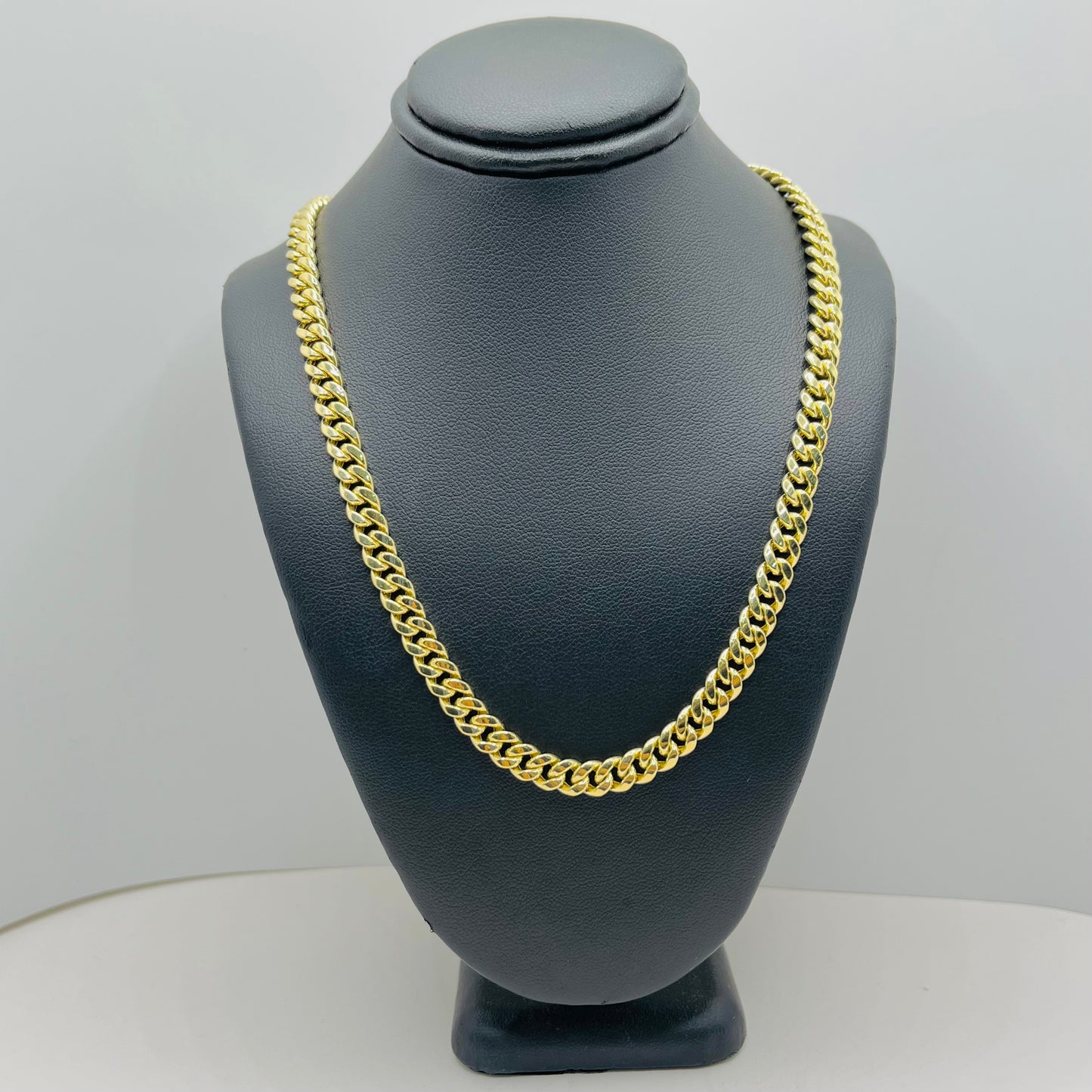 10K Gold 6mm hollow Miami Cuban Chain