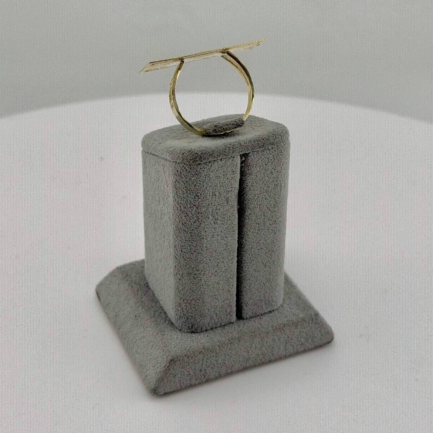 10K Gold $100 Bill Ring ( 4mm band)