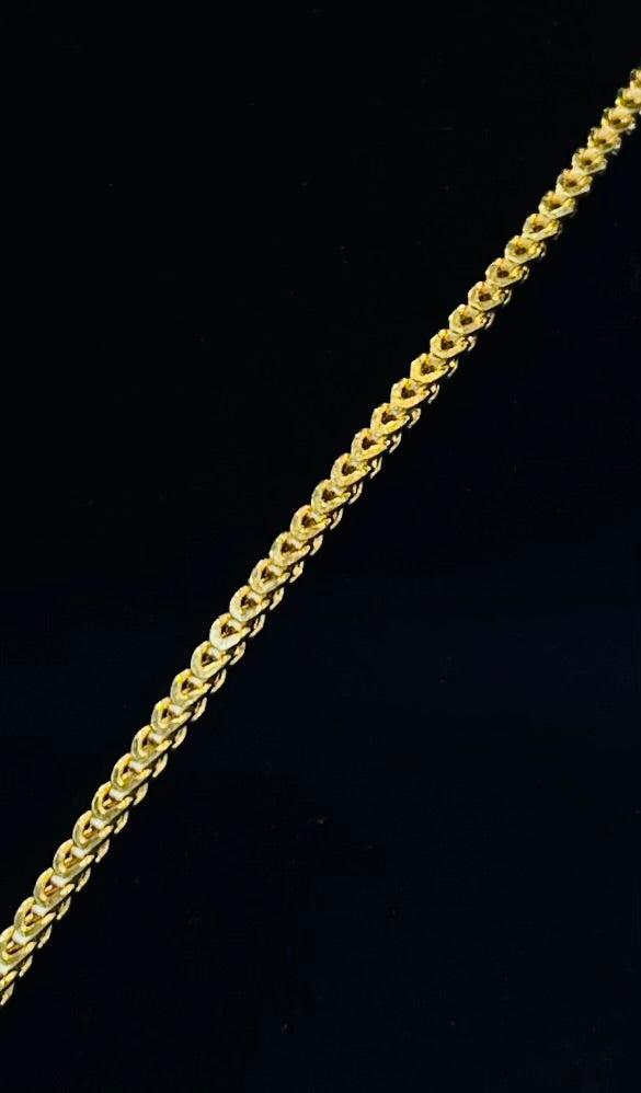 10K Gold 2mm Franco Chain