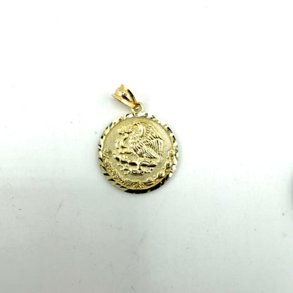 10K Gold Coat of Arms of Mexico (Escudo Nacional de México) Pendant