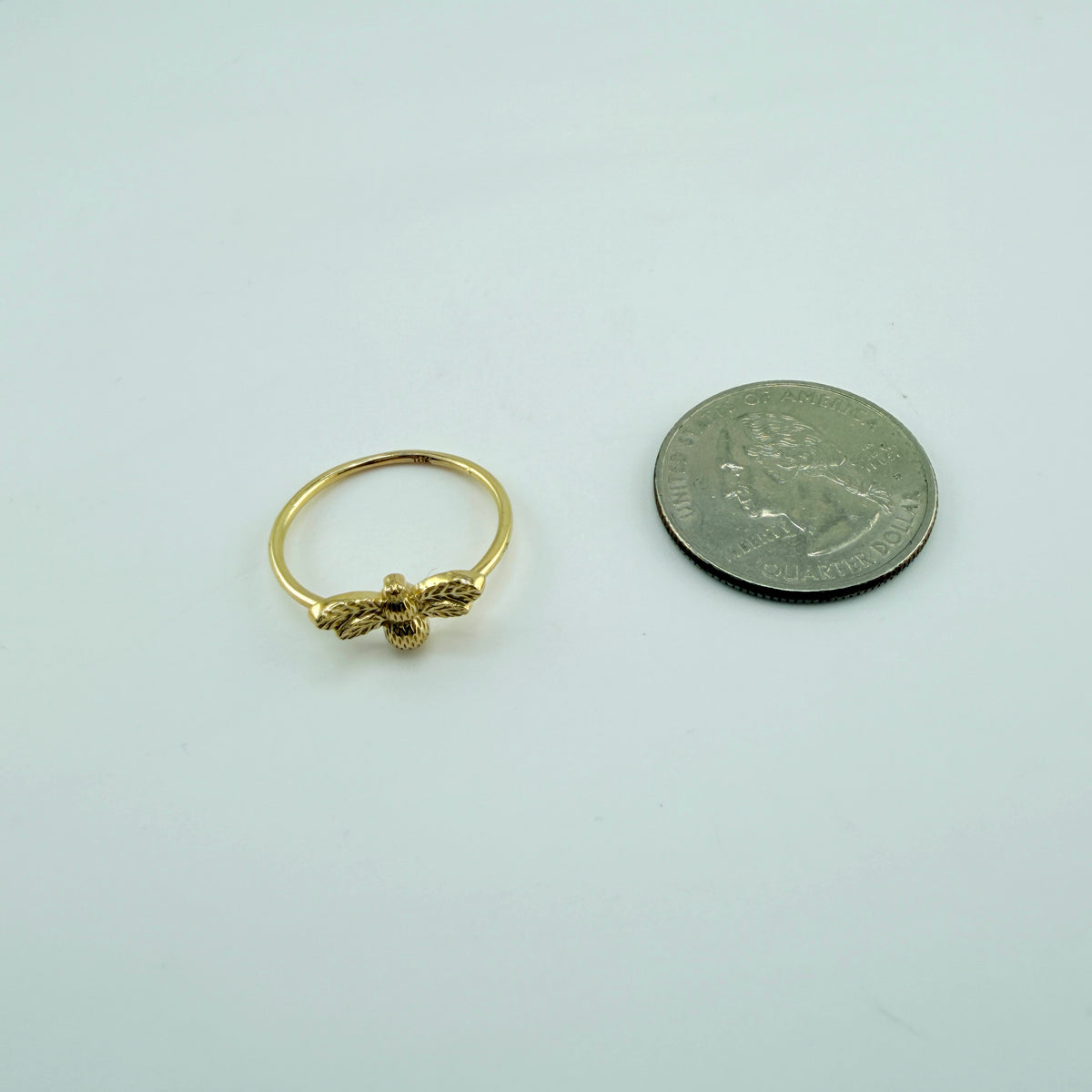 10K Gold Flying Goldbug Ring