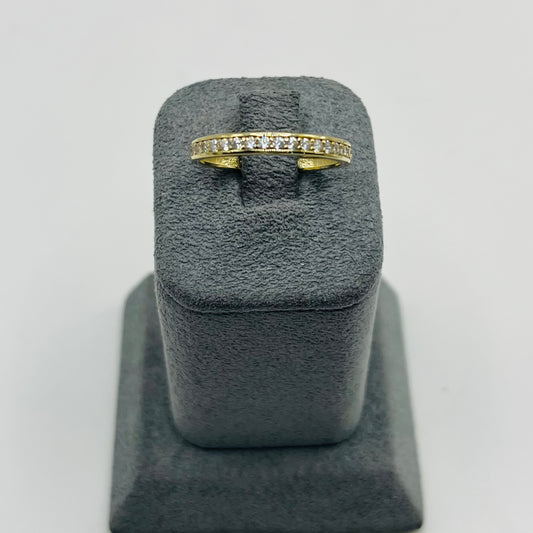 10k Gold Radiance Cz Band