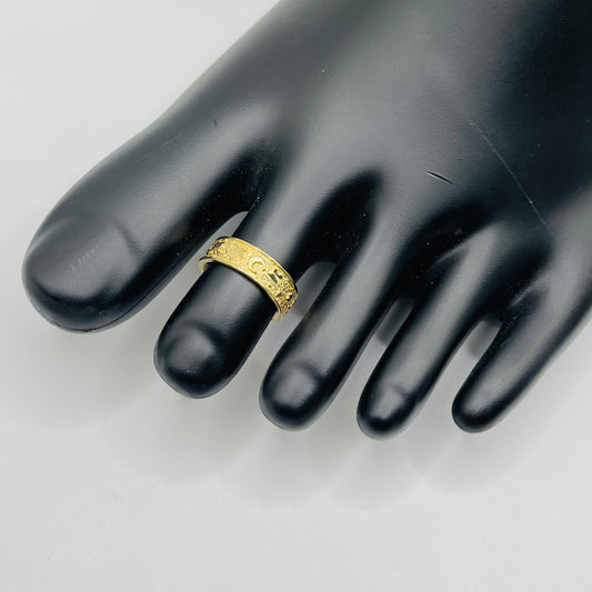 10k Gold Moon & Stars Toe Ring