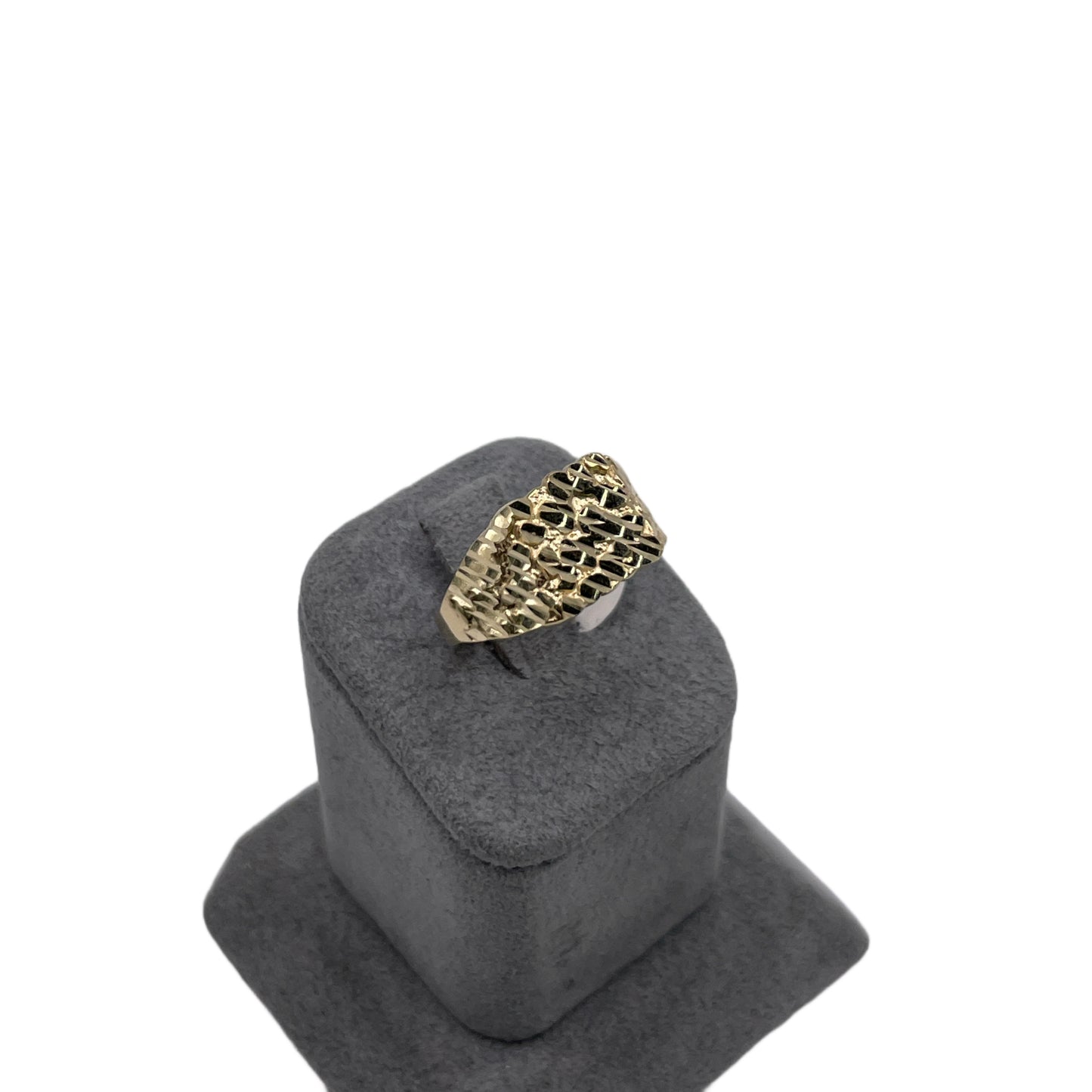 14K GOLD NUGGET RING (M)