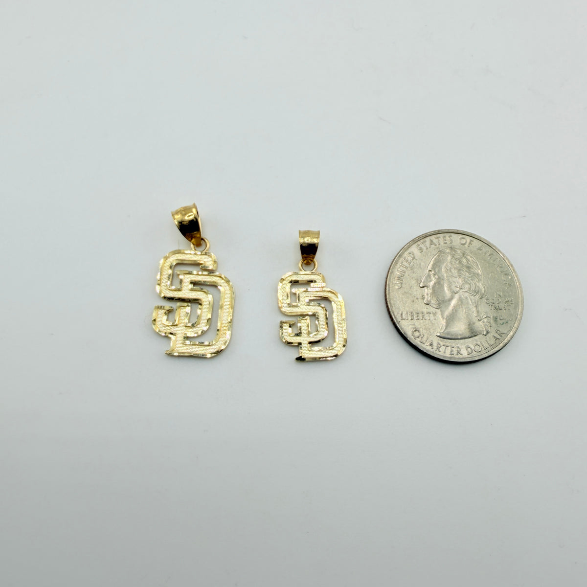 10K Gold San Diego Charm