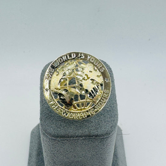 10K Gold World is Yours Ring