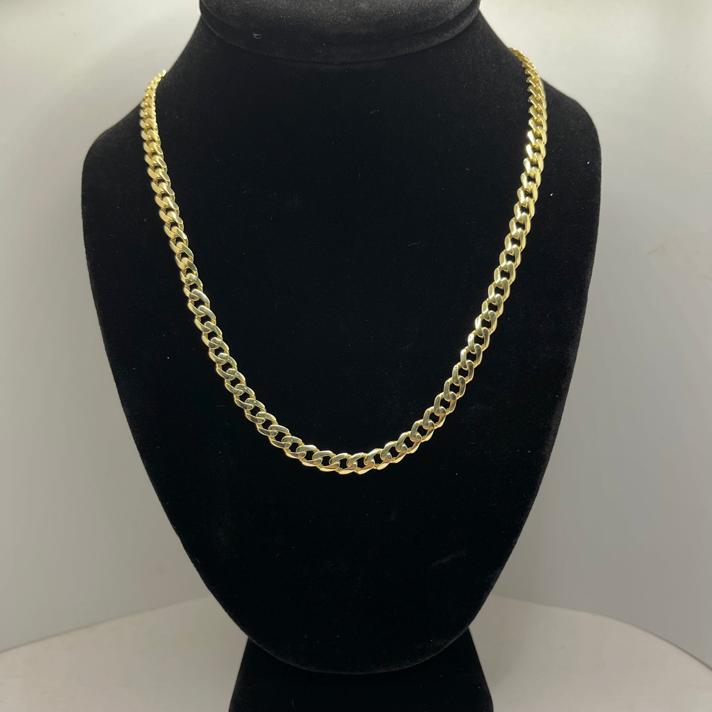10K Gold Monaco Chain | Width: 6mm