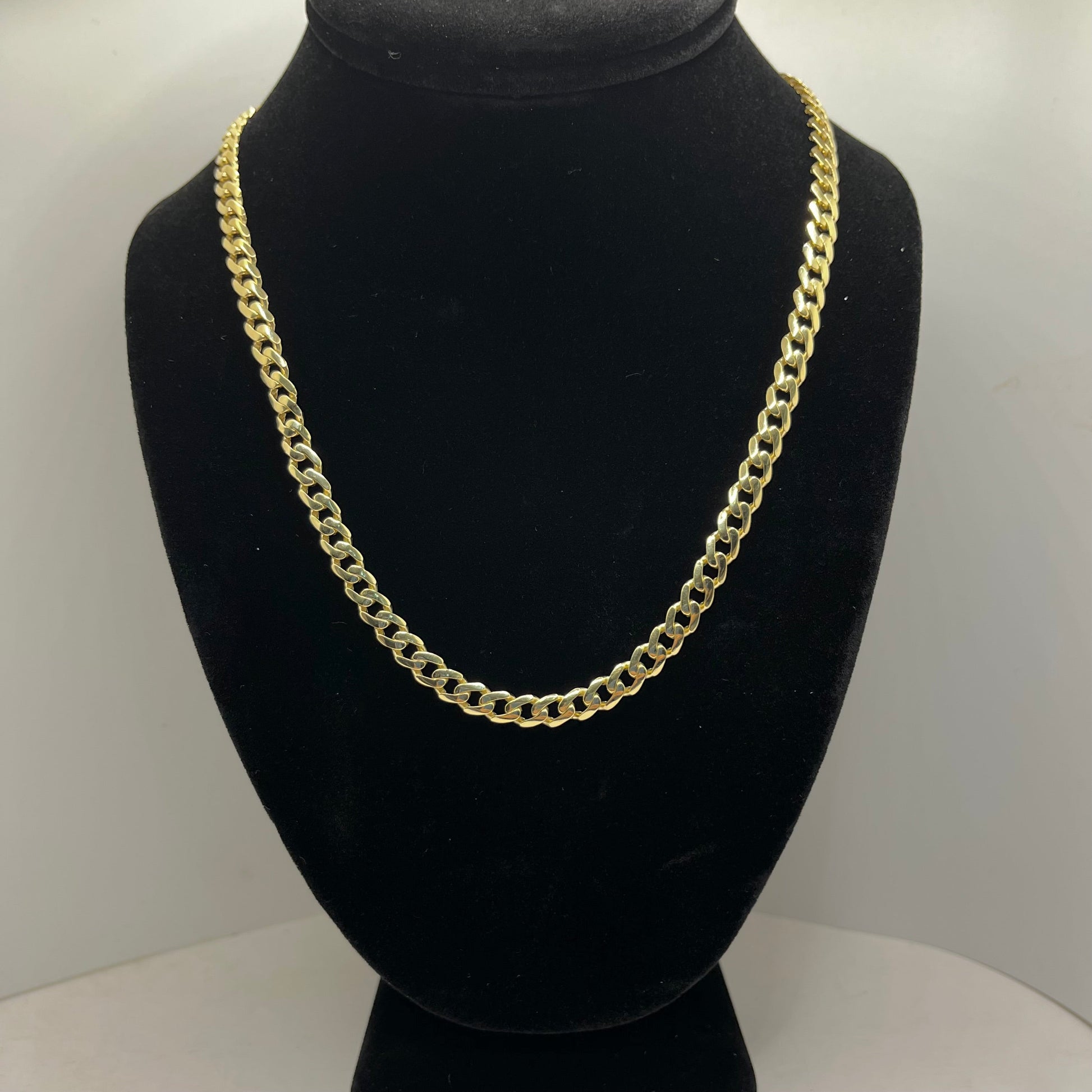 10K Gold Monaco Chain | Width: 6mm