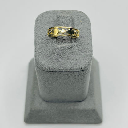 10k Gold Cz Toe Ring