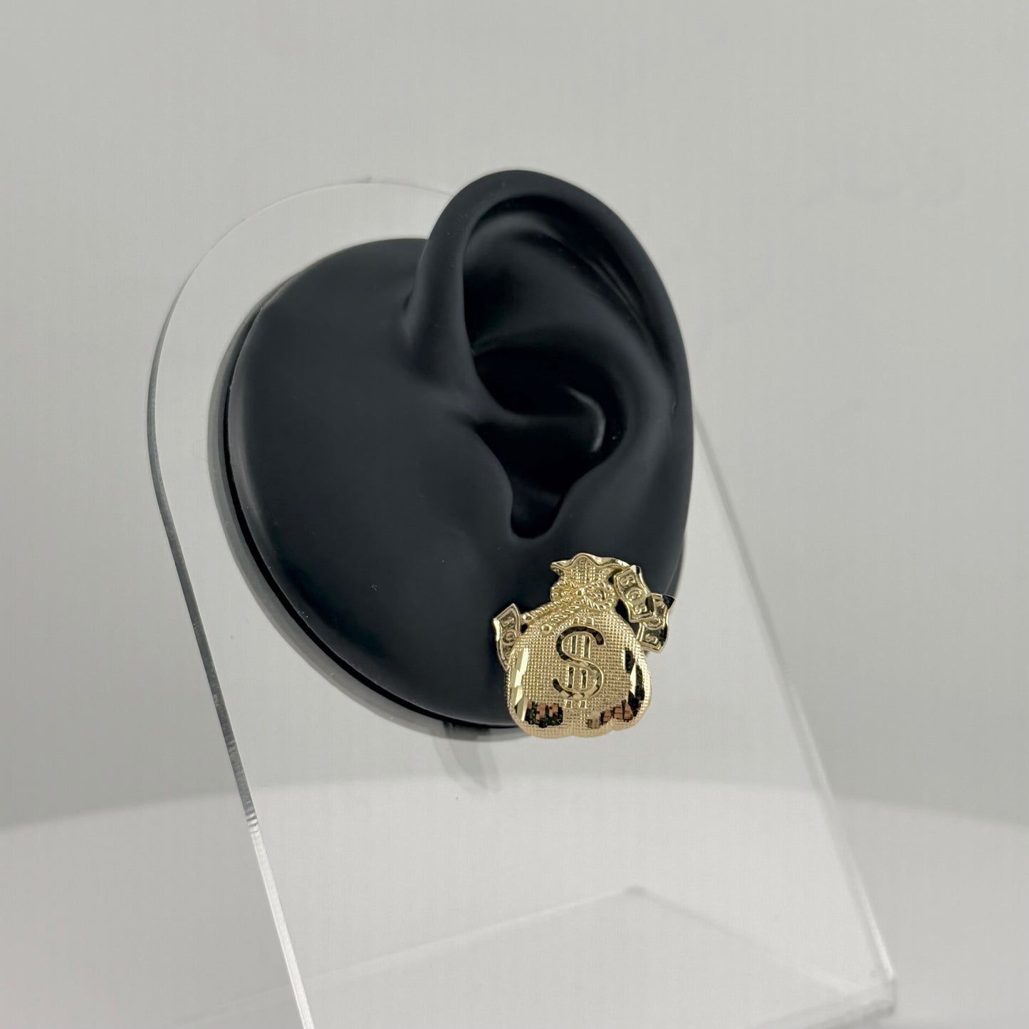 10K Gold Moneybag 2 Earrings
