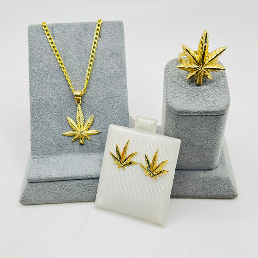 10K Gold Mary Jane Set