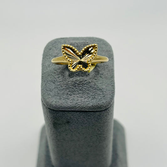 14K Gold Fancy Butterfly  Ring