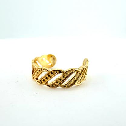 10k Gold Elegance Toe Ring