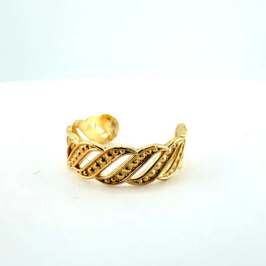 10k Gold Elegance Toe Ring