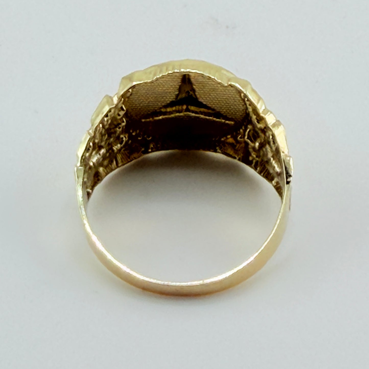 10K Gold Benzo Ring