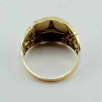10K Gold Benzo Ring
