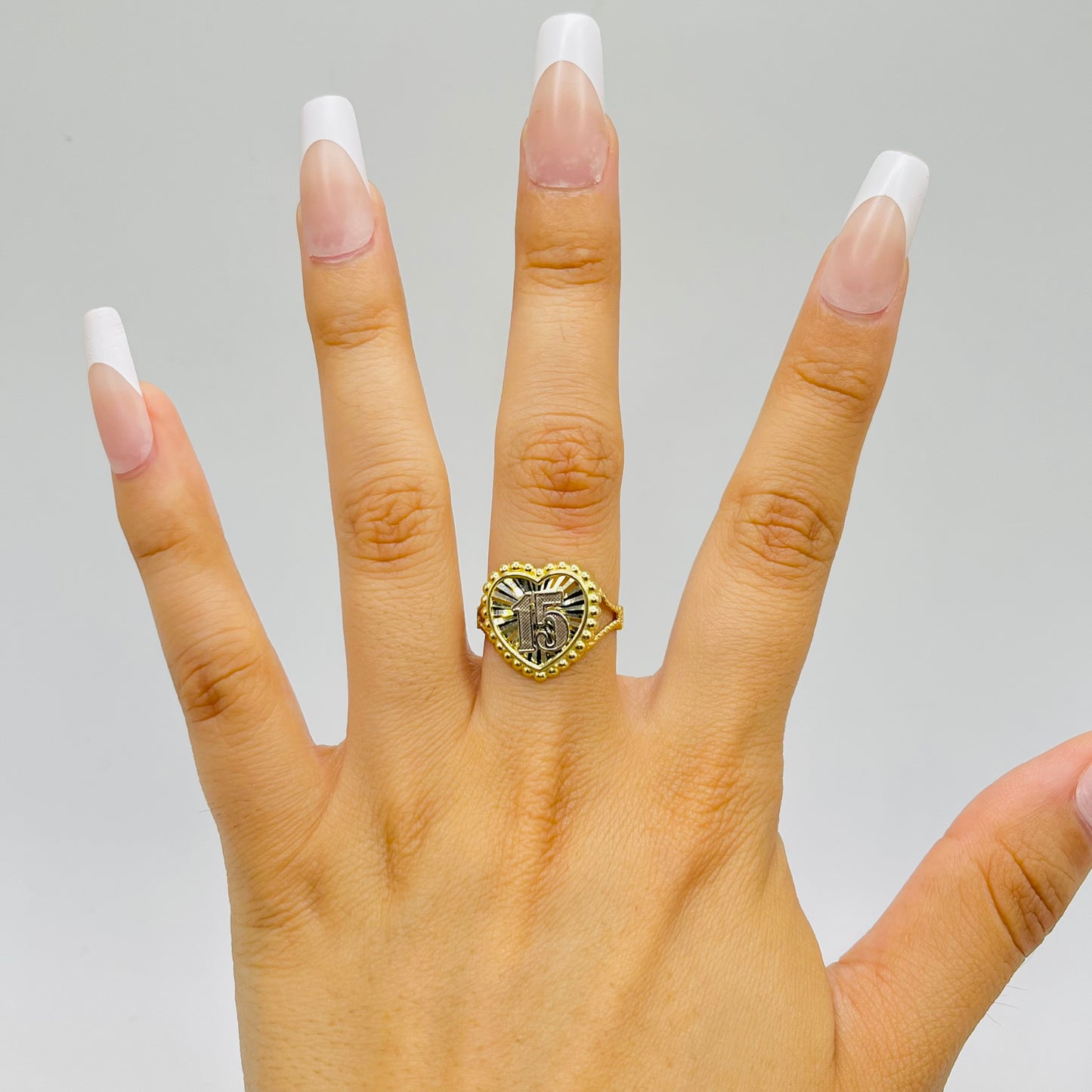 10k Gold Fancy Quince Ring
