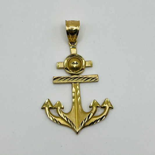 10k Gold Anchor Charm