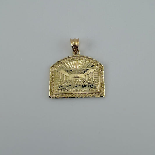 10K Gold Last Supper Shield Charm (S)