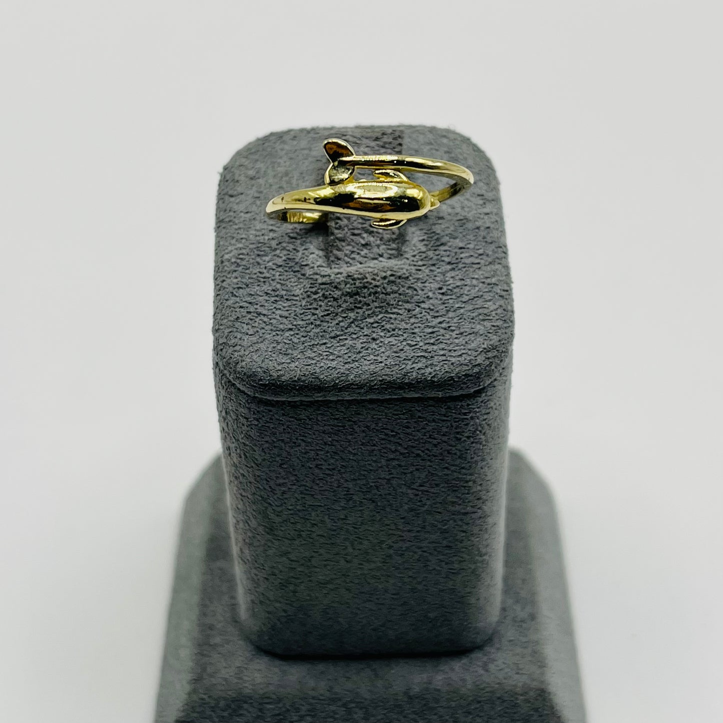 10k Gold Dolphin Band Ring