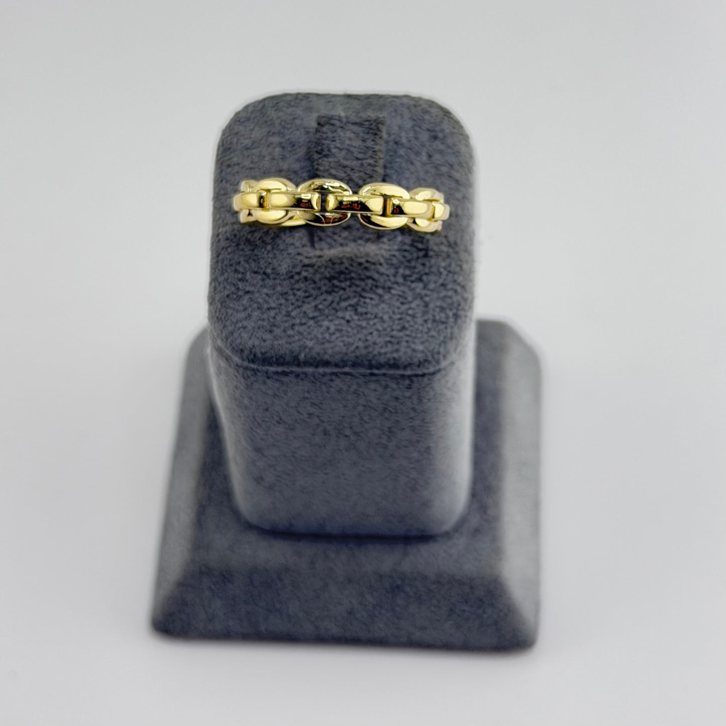 10k Gold Core Link Ring