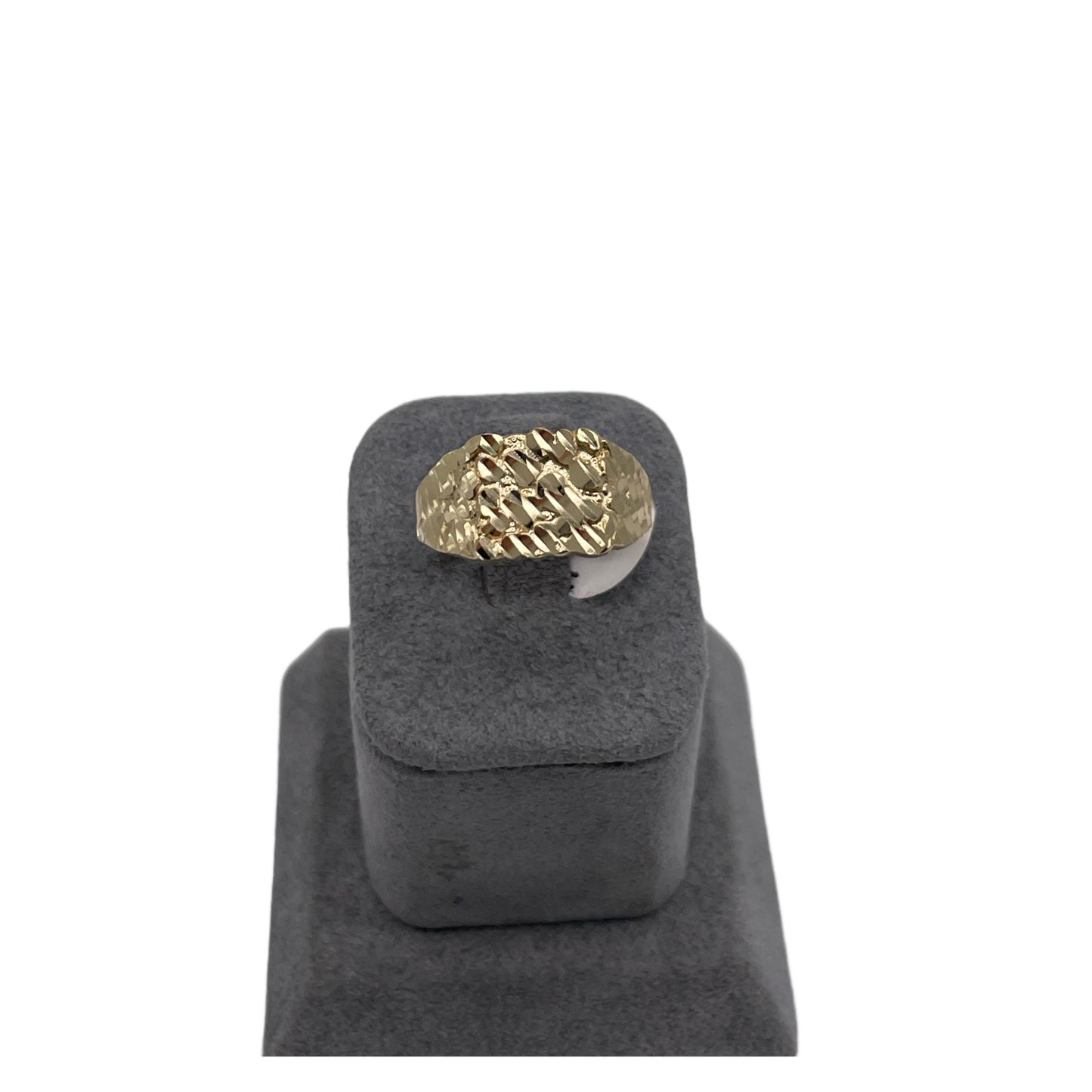 14K GOLD NUGGET RING (M)