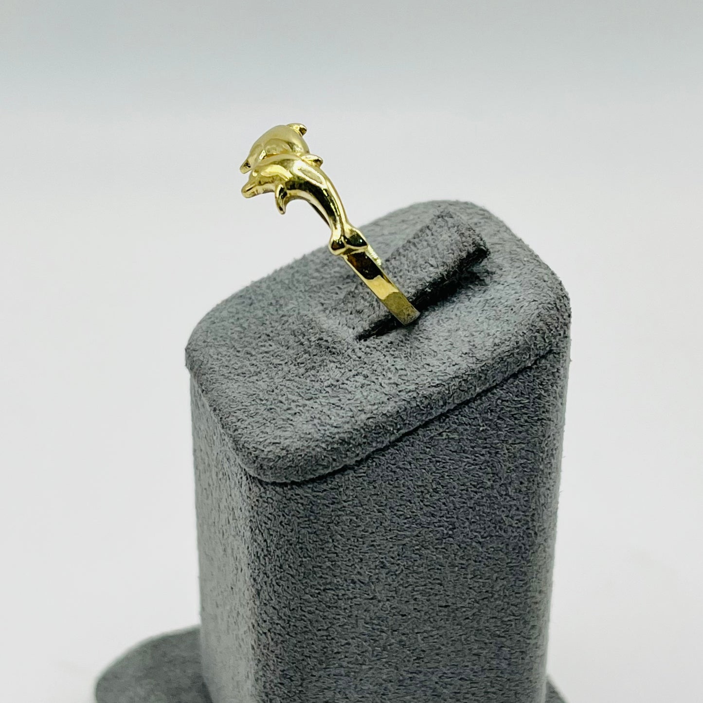 10k Gold Double Dolphin Ring