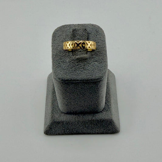 10k Gold XO Toe Ring