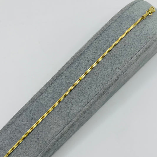 10K Gold 1.5mm Franco Bracelet