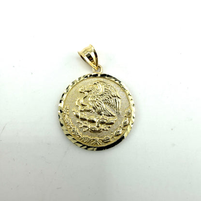 10K Gold Coat of Arms of Mexico (Escudo Nacional de México) Pendant
