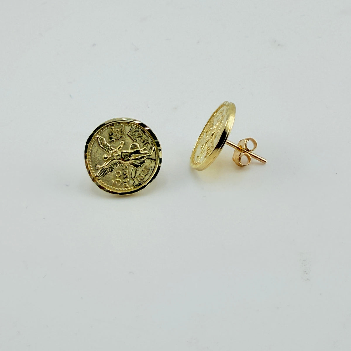 10K Gold Centenario Classic Earrings
