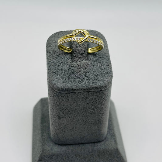 10k Gold Wrapped in Love Ring