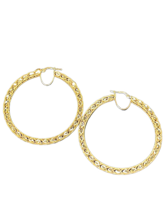 10K GoldTurkish Hoop Earrings