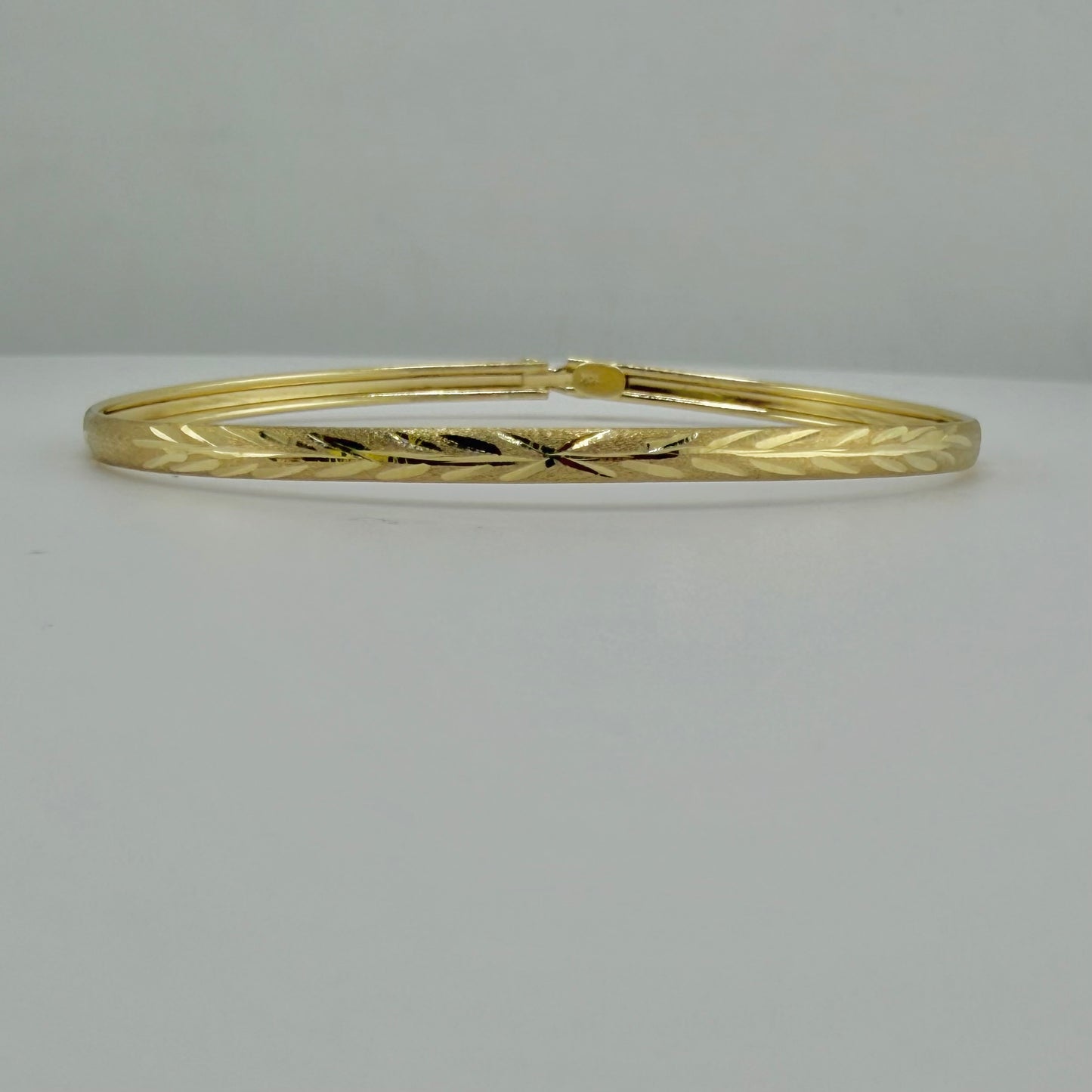 10k Butter Gold Bangle Bracelet