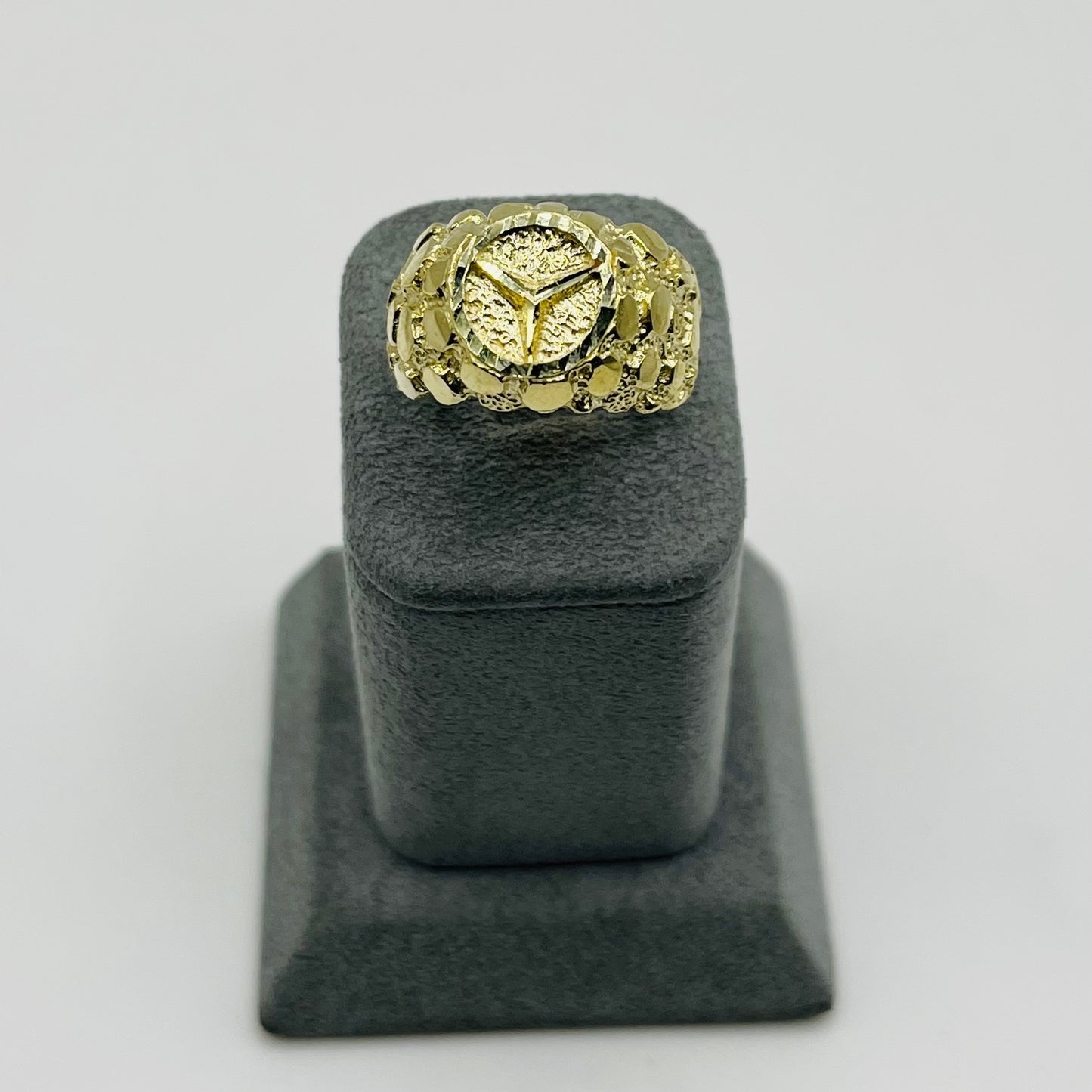 10k Benz Rough Nugget Solid Ring