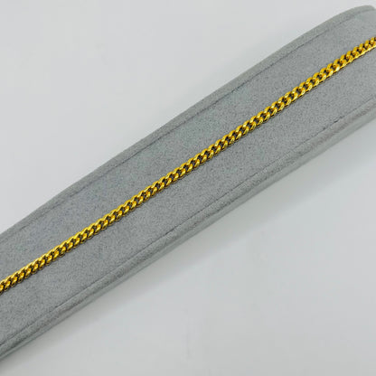 10K Gold 3.6mm Hollow Miami Cuban Bracelet