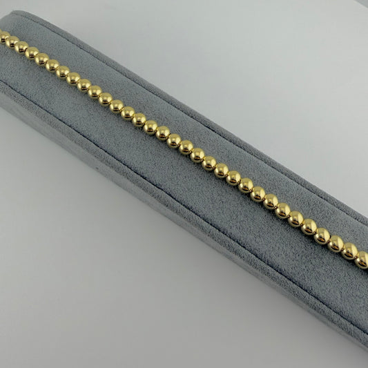 14k Gold Holy Loop Bracelet