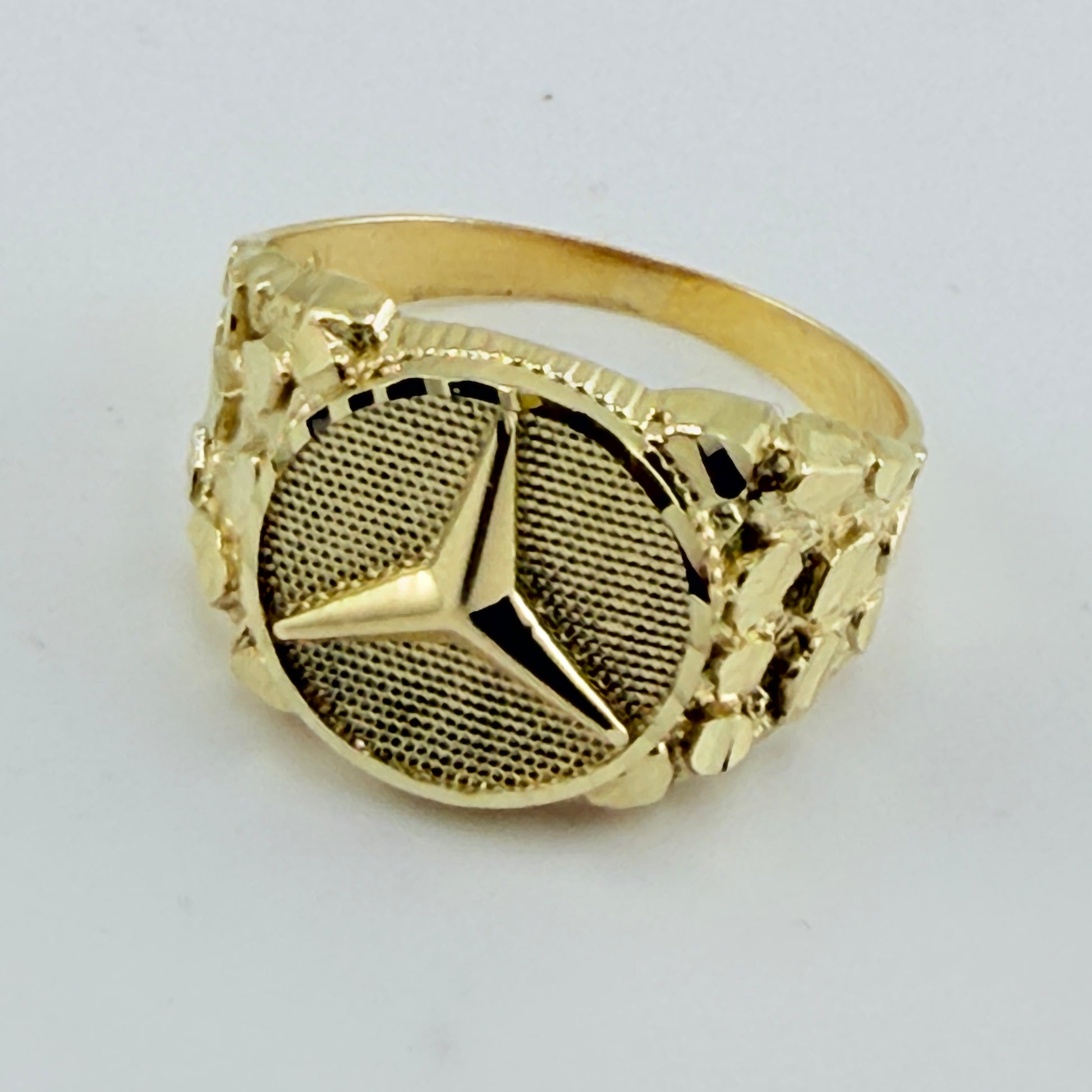 10K Gold Benzo Ring | Face Size: Large
