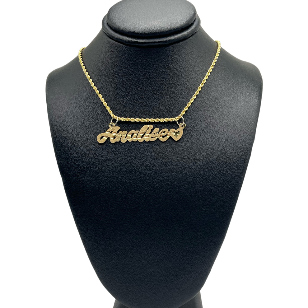 10k gold nameplate Clearance