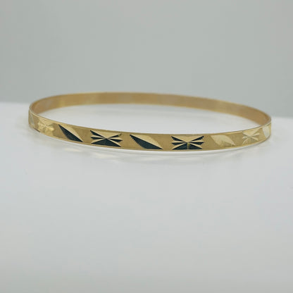 14k Gold Stellar Trace Bangle