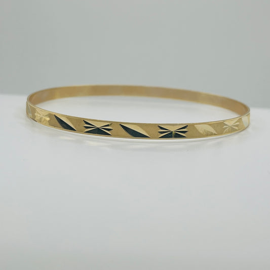 14k Gold Stellar Trace Bangle