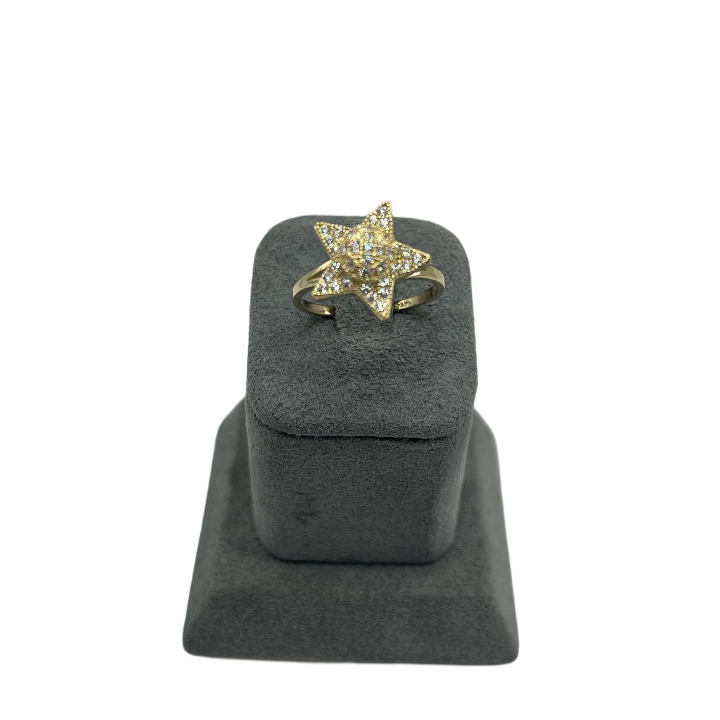 10K Gold Spinning Star Ring