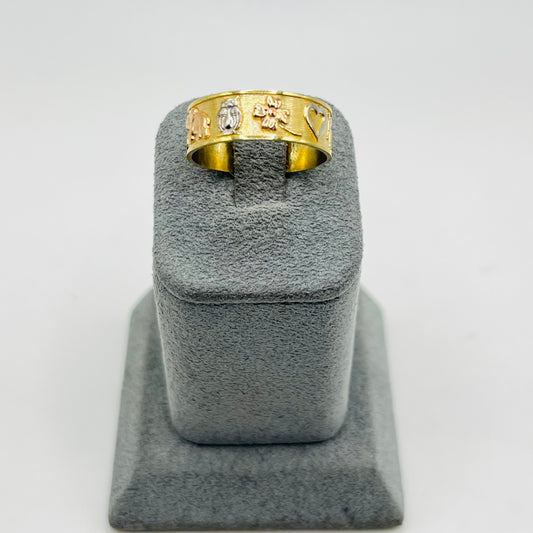 10k Gold Lucky Ring