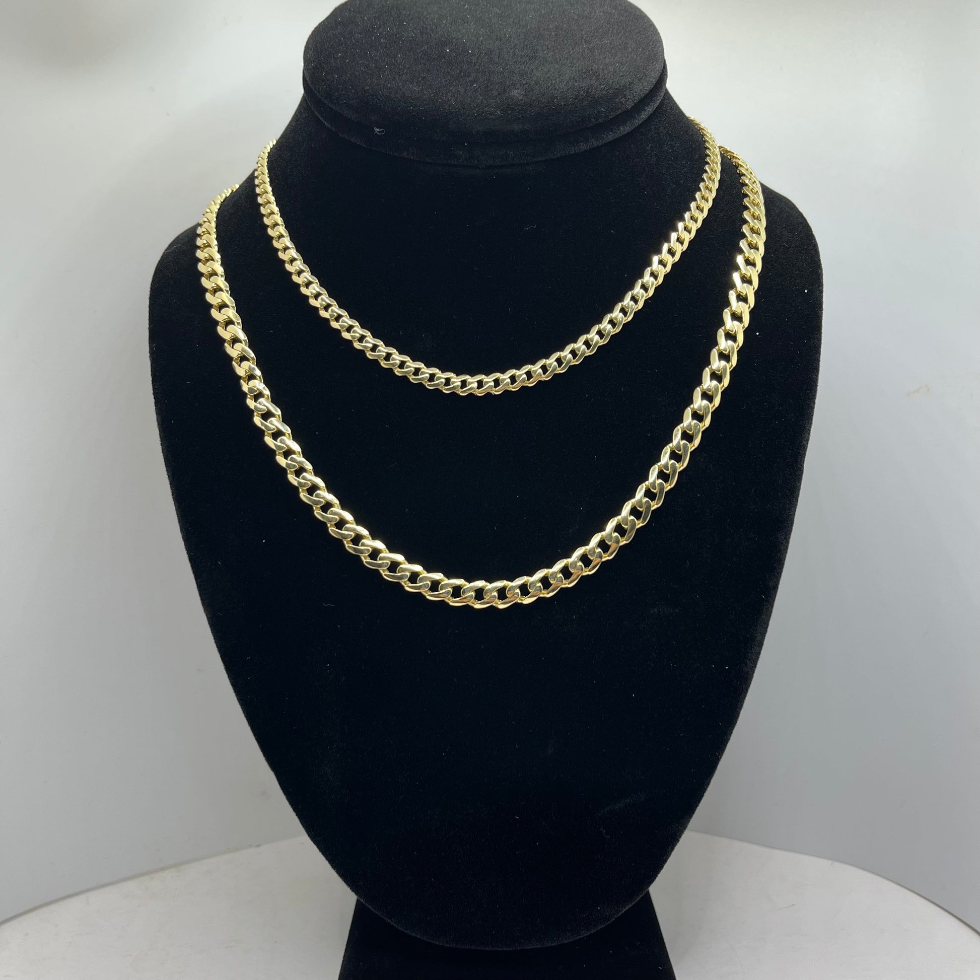 10K Gold Monaco Chain | Width: 6mm