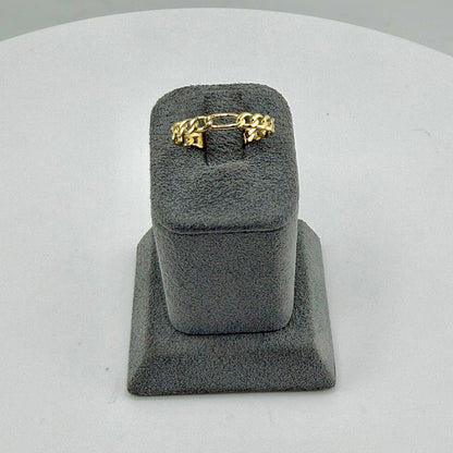 10k Gold Fígaro Ring 3mm